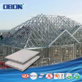 OBON prefab polyurethane sandwich stucco panels for steel structure houses
